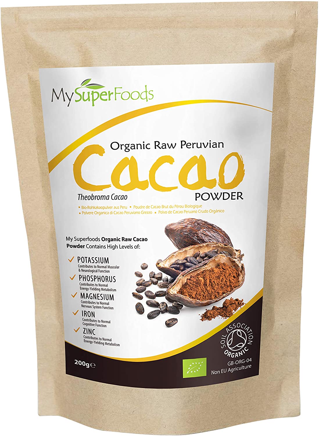 Cacao Crudo Biologico in Polvere