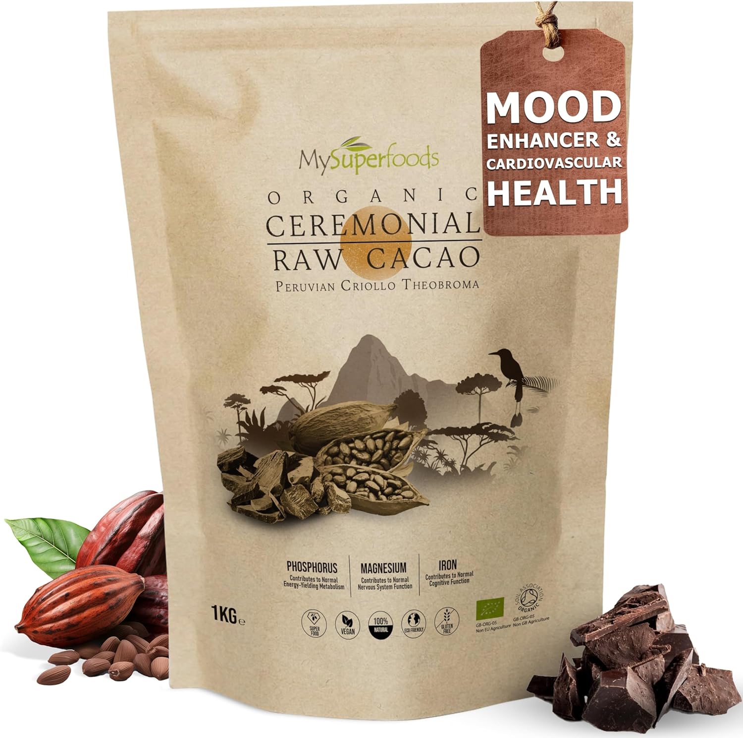 Organic Raw Ceremonial Cacao - MySuperfoods