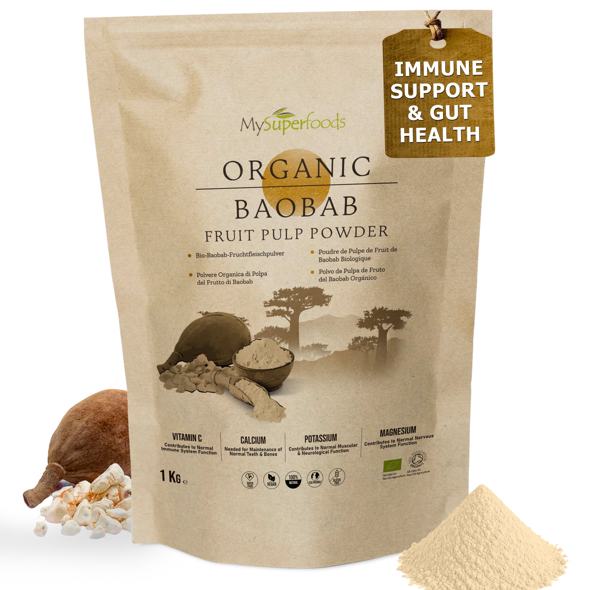Organic Baobab Powder - MySuperfoods