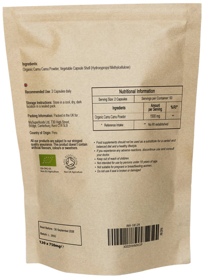 Organic Camu Camu Capsule