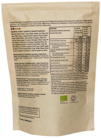 Organic Mushroom Complex Capsules