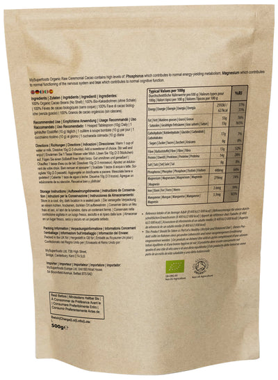 Organic Raw Ceremonial Cacao