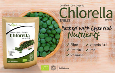 Organic Chlorella Tablets (300 x 500mg)
