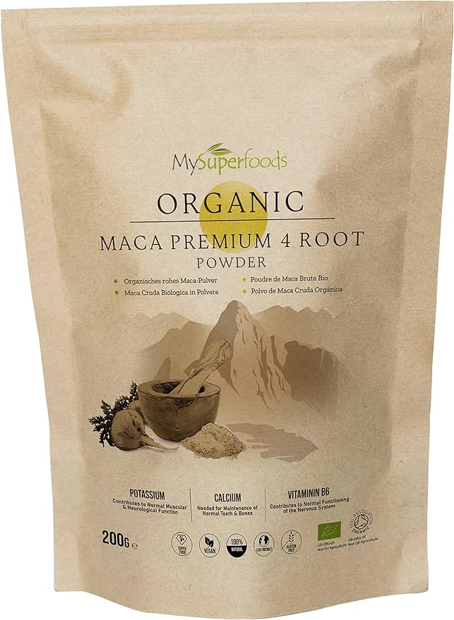 Organic Maca Premium 4 Root Powder