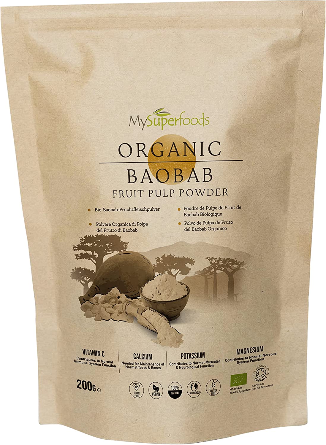 Organic Baobab Powder - MySuperfoods