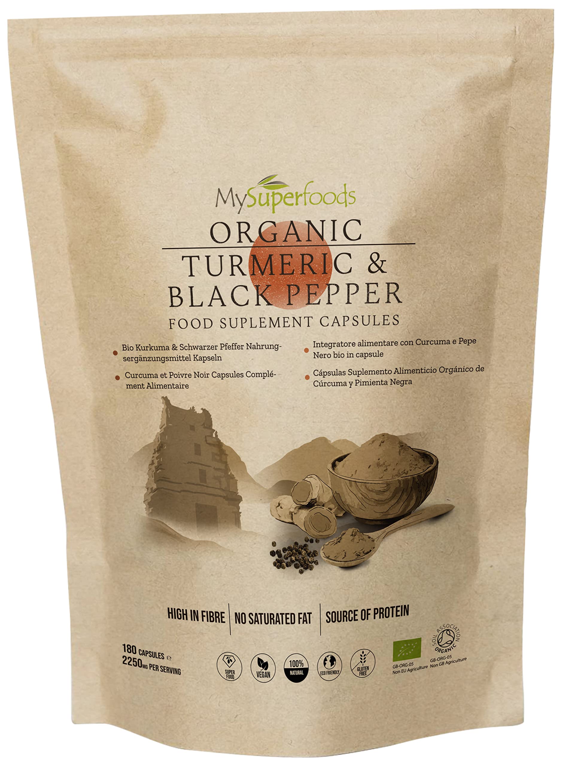 Organic Turmeric & Black Pepper Powder
